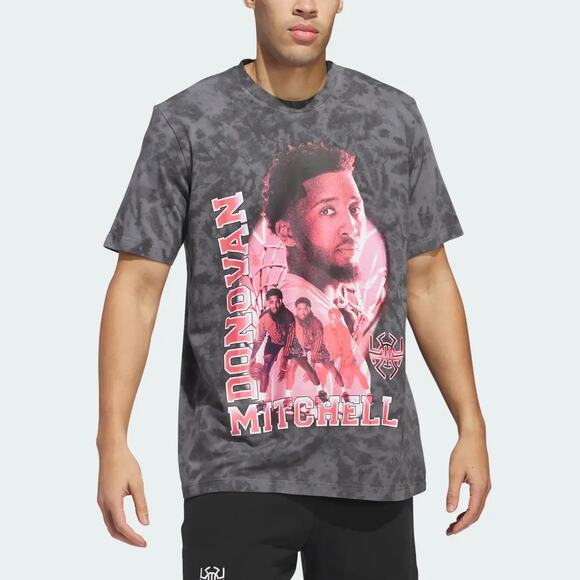 Adidas Donovan Mitchell Tunnel Graphic Shirt Medium NWT IR5812 - Picture 8 of 8